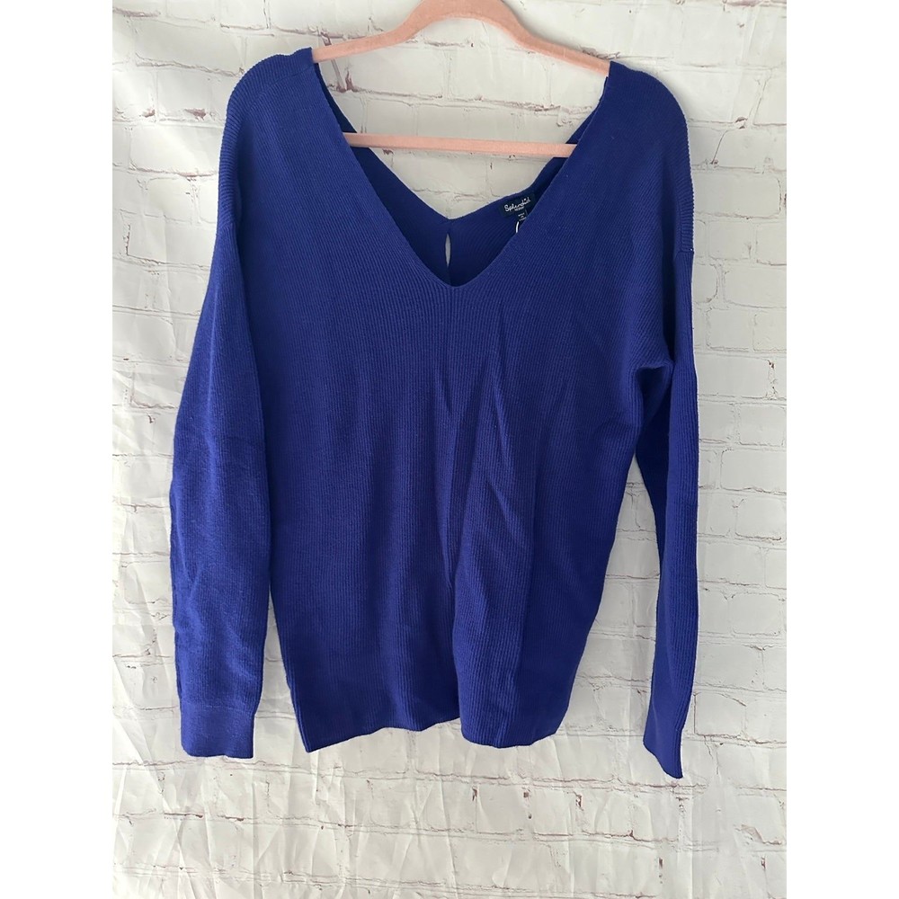 Splendid Cobalt 2 Way Wear Sweater NWT M